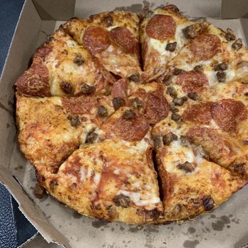 How much is a Domino's handmade pan pizza